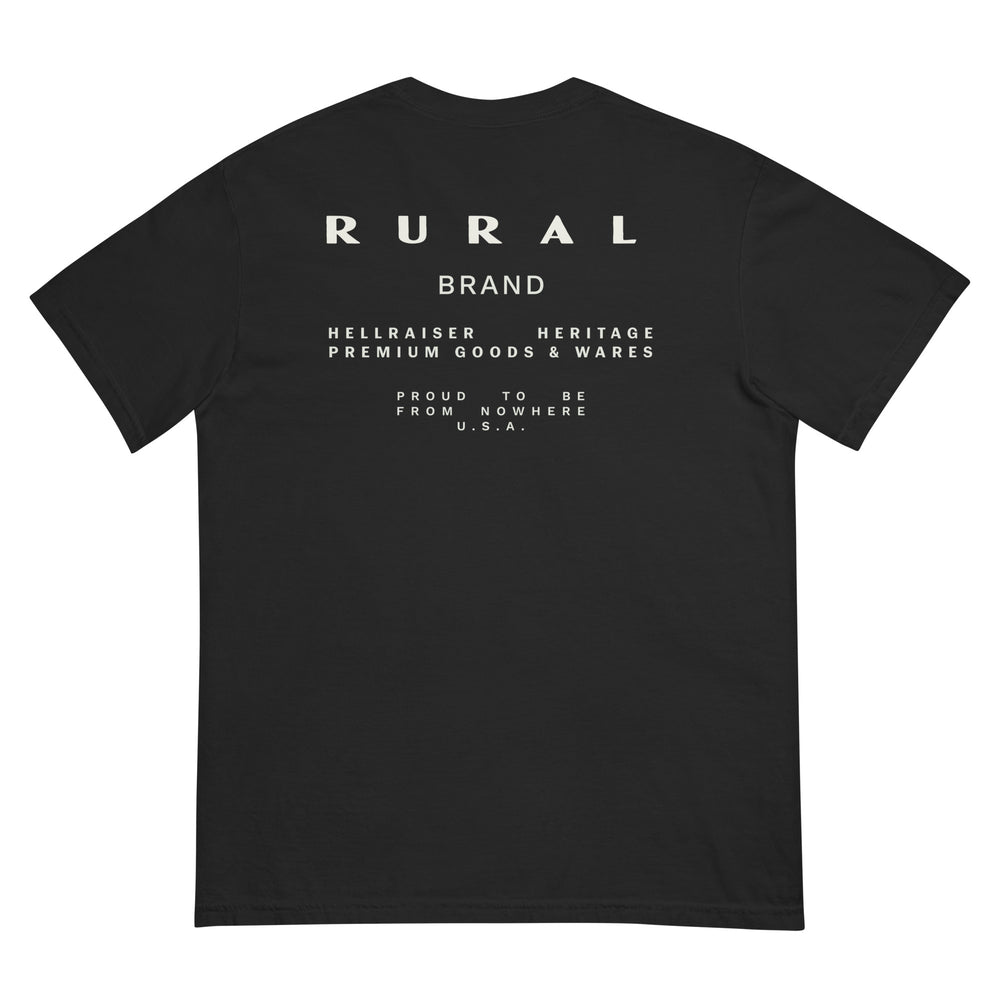 Rural Brand Tee - Black